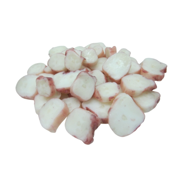 Giant squid tentacles cutted and cooked (Dosidicus Gigas)